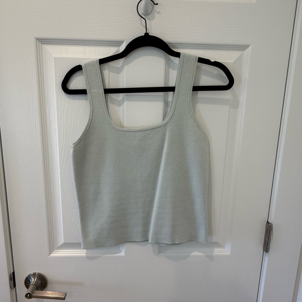 Express Soft Gray Tank Top